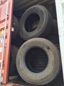 shipping #usedtyres #trucktyres used truck tyres container
